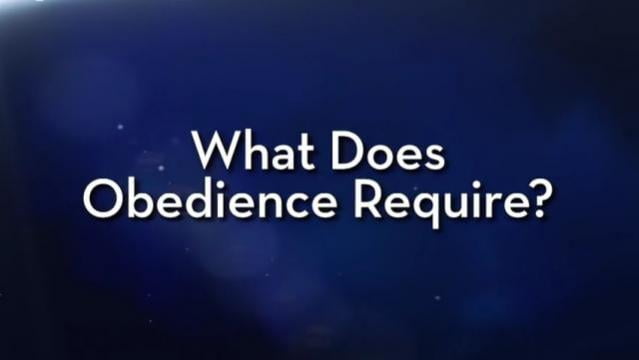 Charles Stanley - What Does Obedience Require?