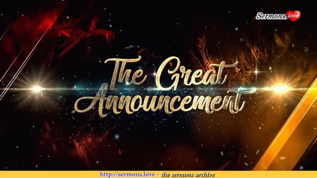 David Jeremiah - The Great Announcement