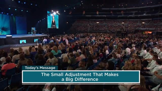 Joyce Meyer - The Small Adjustment That Makes A Big Difference - Part 1