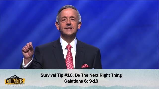 Robert Jeffress - Survival Tip #10: Do the Next Right Thing
