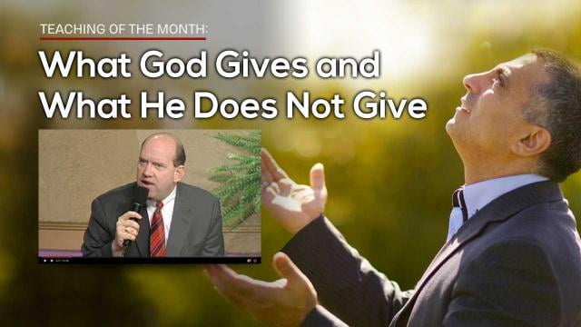 Rick Renner - What God Gives and What He Does Not Give