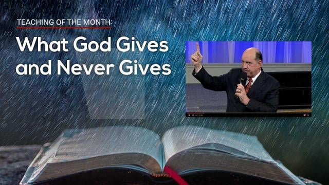 Rick Renner - What God Gives and Never Gives