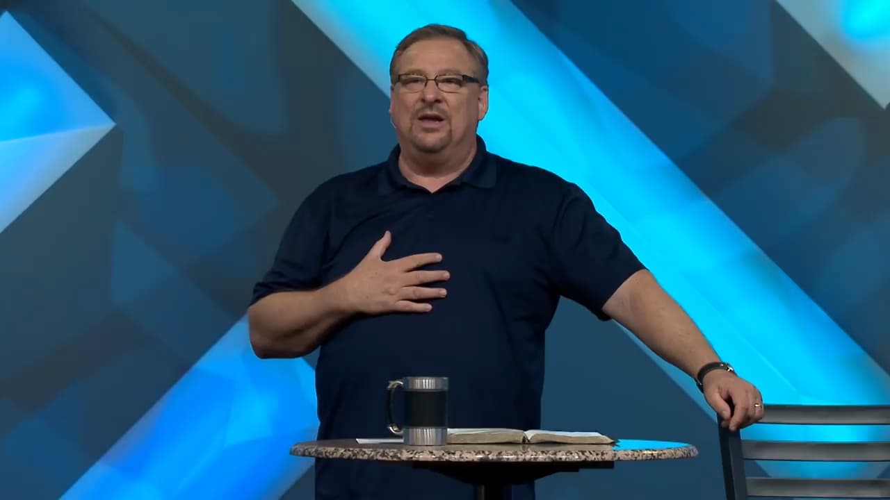 Rick Warren - God Blesses A Heart Of Integrity