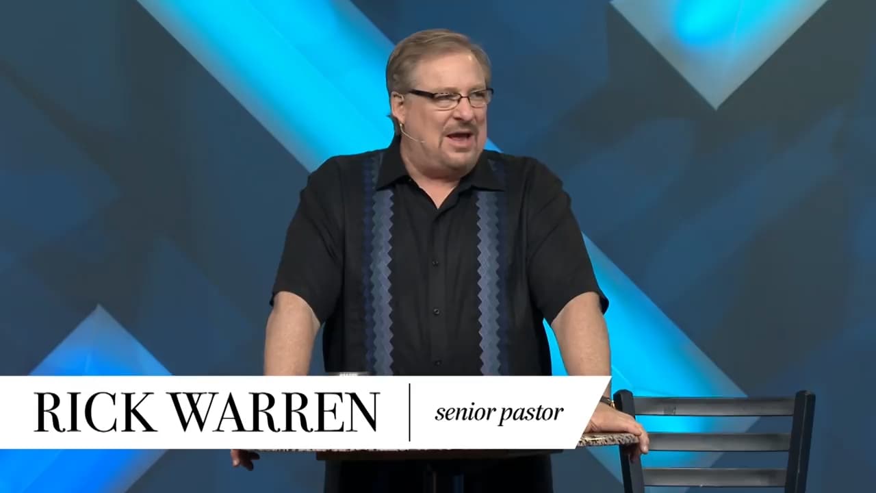 Rick Warren - Making The Most Of Opportunities