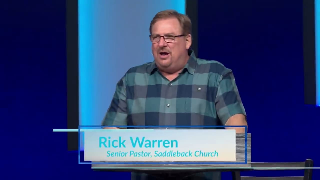 Rick Warren - How To Pray For Healing And Restoration