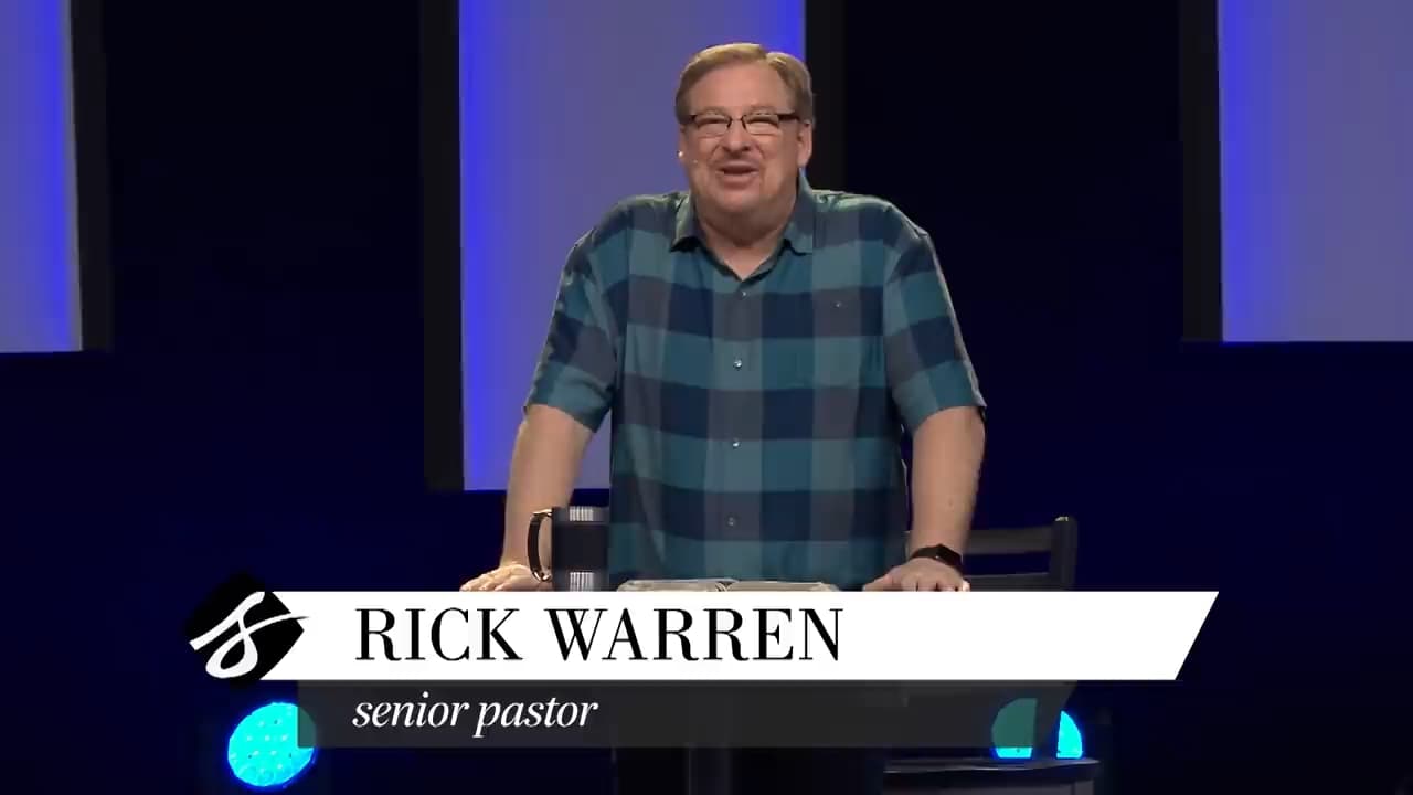 Rick Warren - Is God Really Good All The Time?