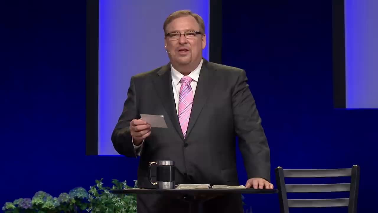 Rick Warren - From Overwhelmed To Overflowing