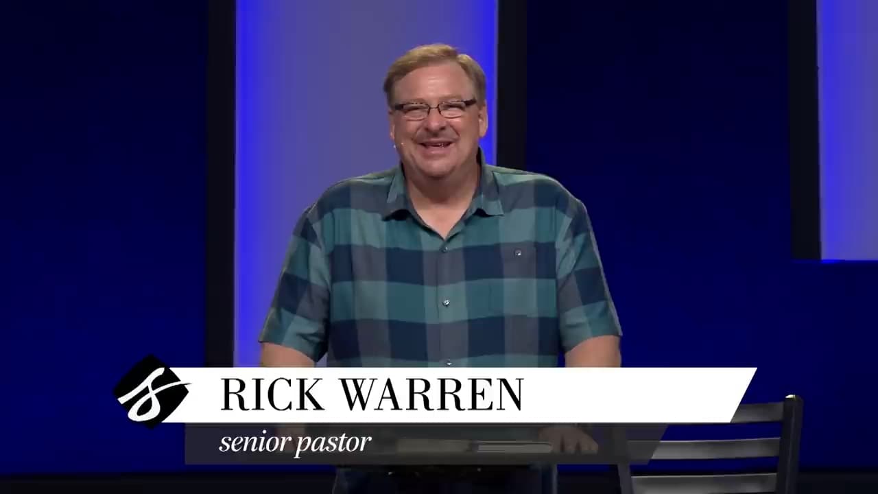 Rick Warren - Living An Anointed Life