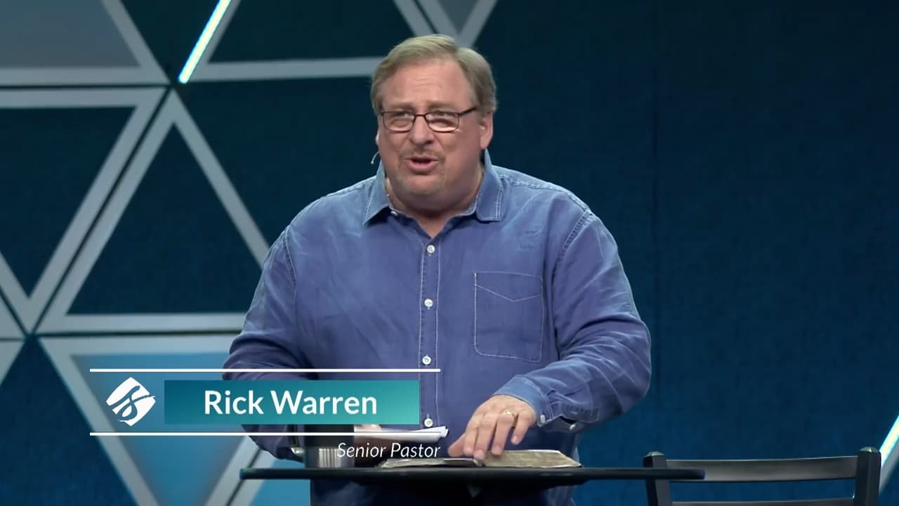 Rick Warren - Only The Right Values Will Give You The Future You Want