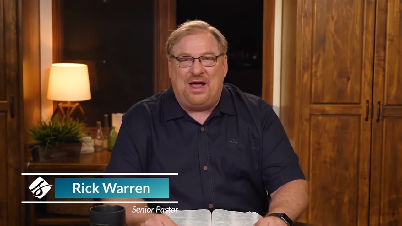 Rick Warren - A Faith That Counters My Bad Habits