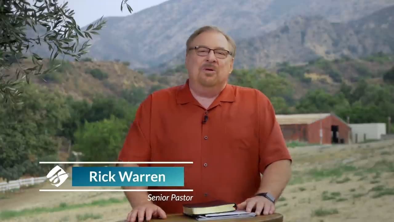 Rick Warren - A Faith That Knows The End Of The Story