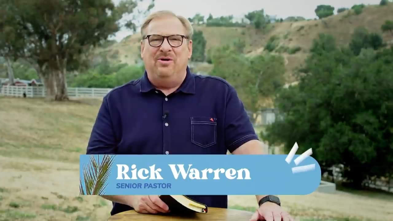 Rick Warren - Enlisting Support For Your Dream
