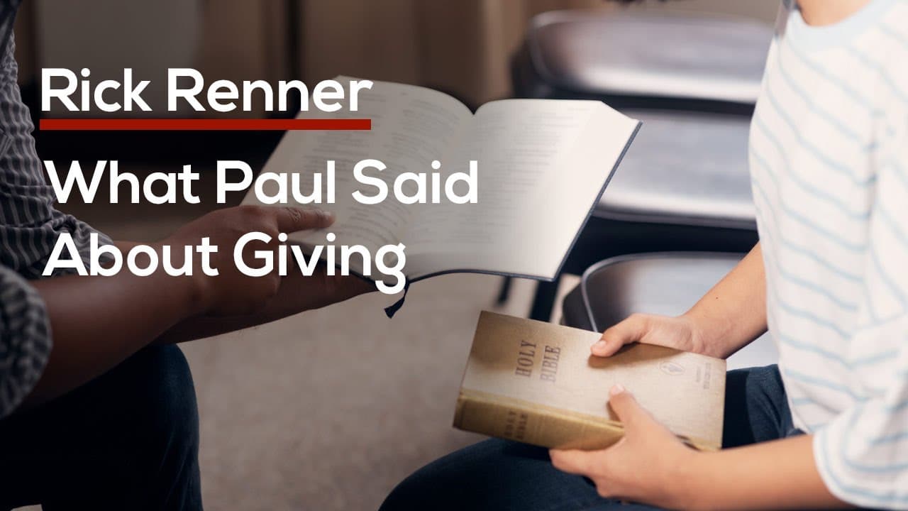 Rick Renner - What Paul Said About Giving