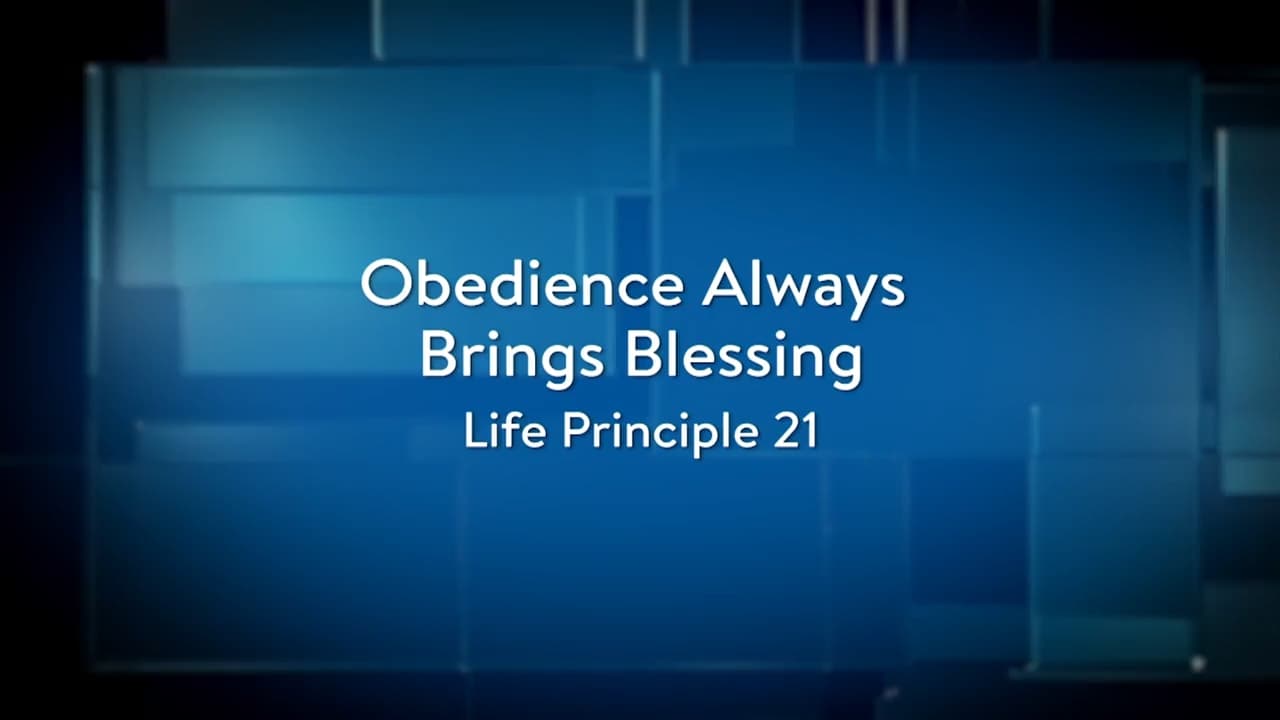 Charles Stanley - Obedience Always Brings Blessings
