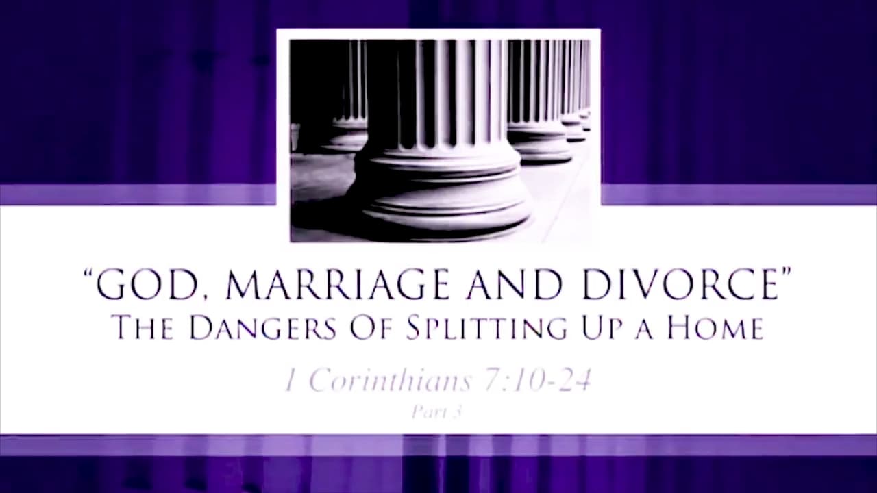 Jack Hibbs - God, Marriage and Divorce - Part 4