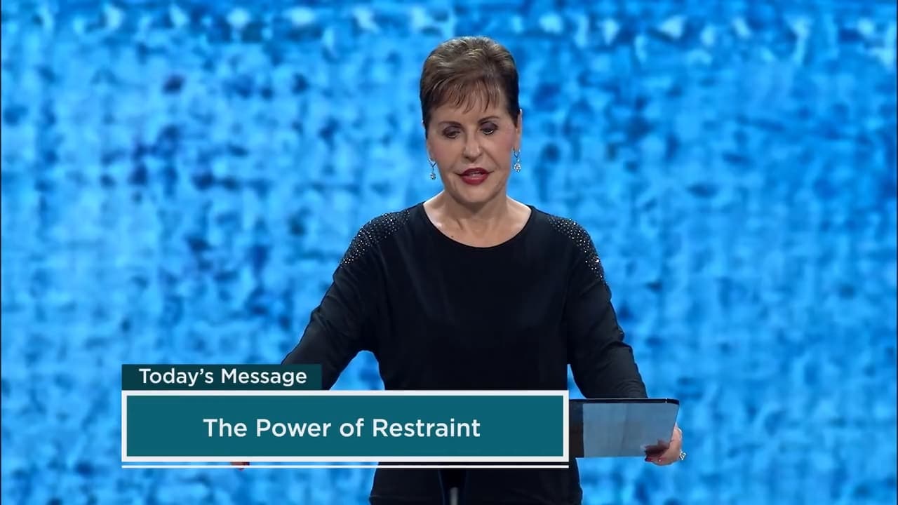 Joyce Meyer - The Power of Restraint - Part 2