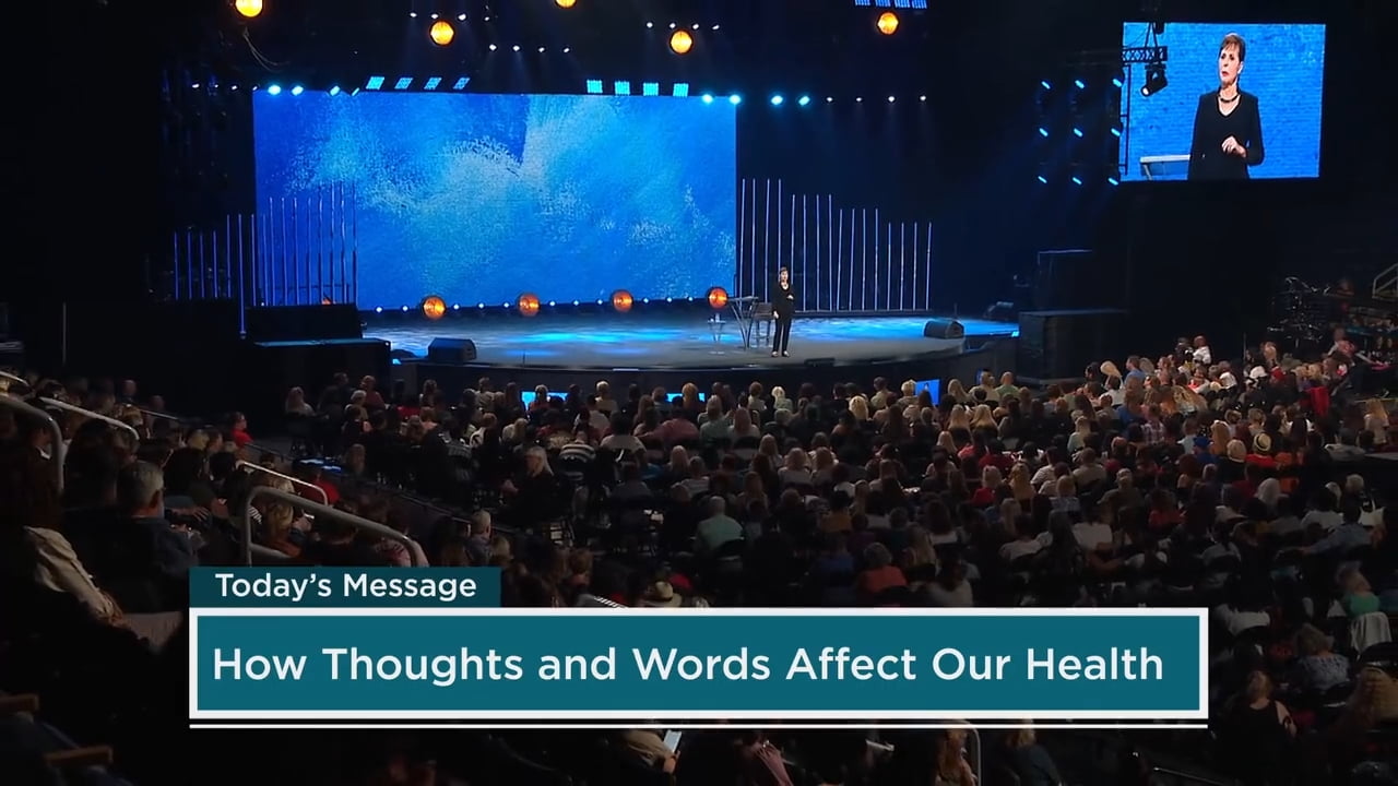 Joyce Meyer - How Thoughts and Words Affect Our Health - Part 2