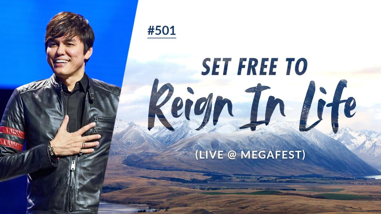 #501 - Joseph Prince - Set Free To Reign In Life (Live at MegaFest) - Part 1