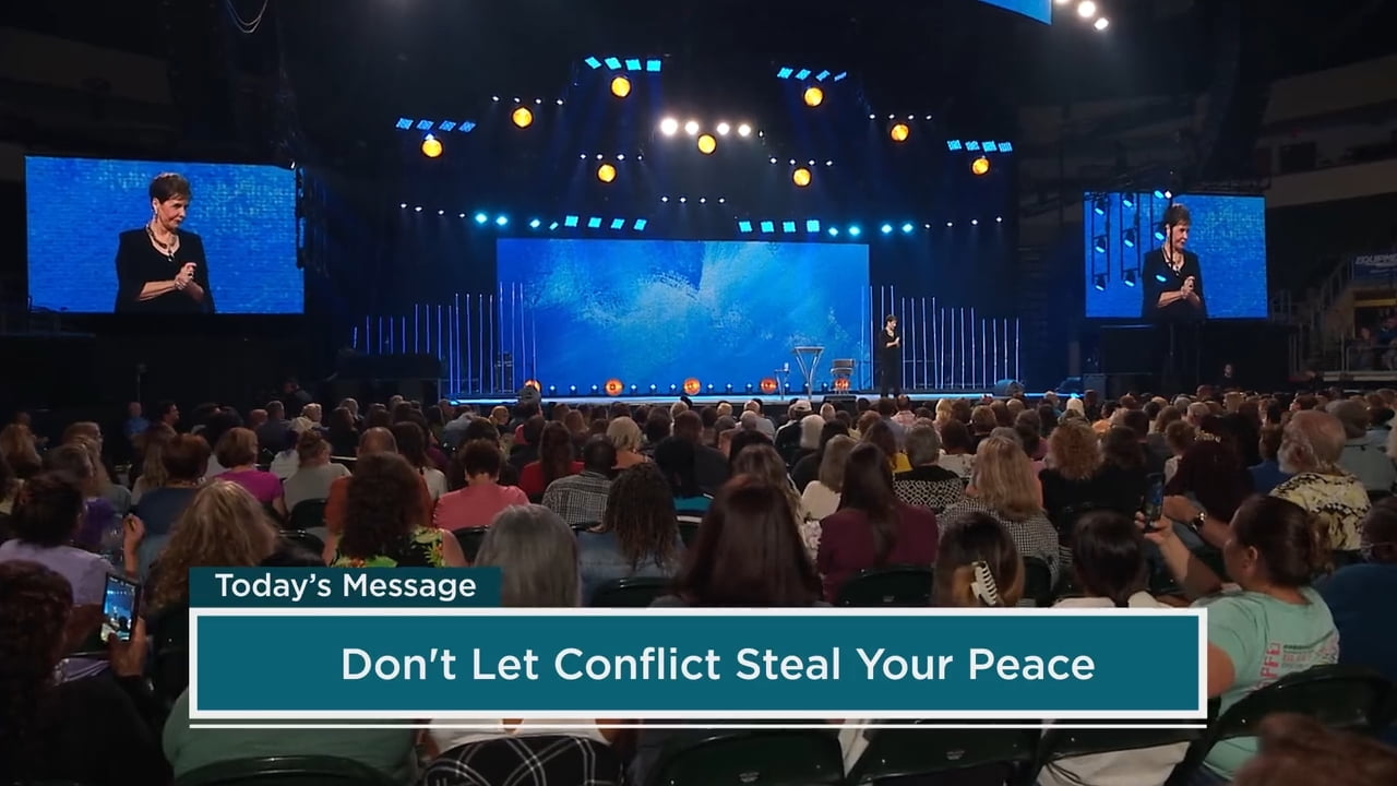 Joyce Meyer - Don't Let Conflict Steal Your Peace - Part 1