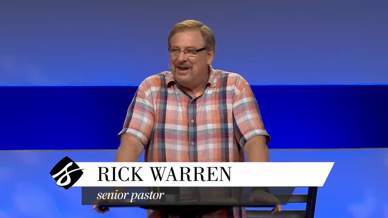 Rick Warren - How To Pray In A Crisis