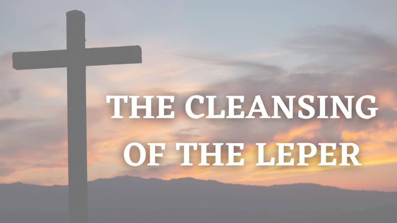 Benny Hinn - The Cleansing Of The Leper