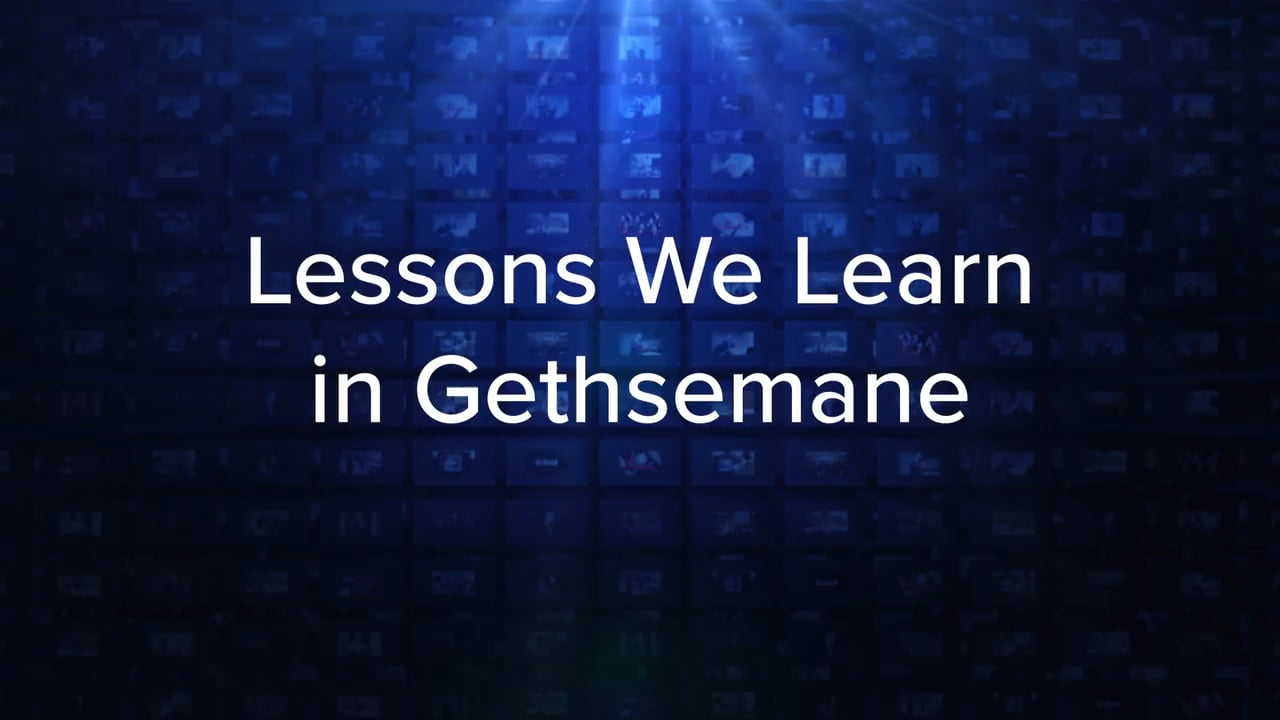 Charles Stanley - Lessons We Learn in Gethsemane