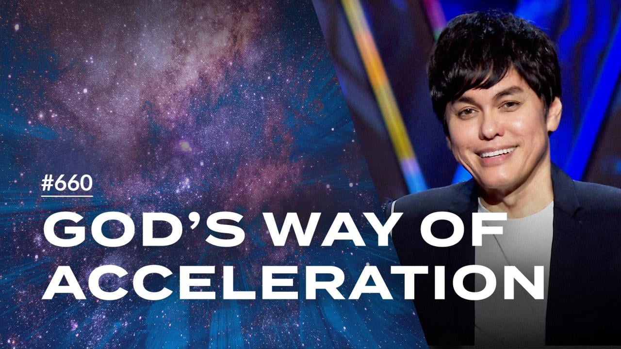 #660 - Joseph Prince - God's Way Of Acceleration - Part 4