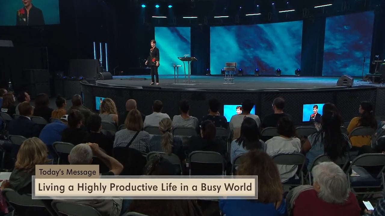 Joyce Meyer - Living a Highly Productive Life in a Busy World - Part 1