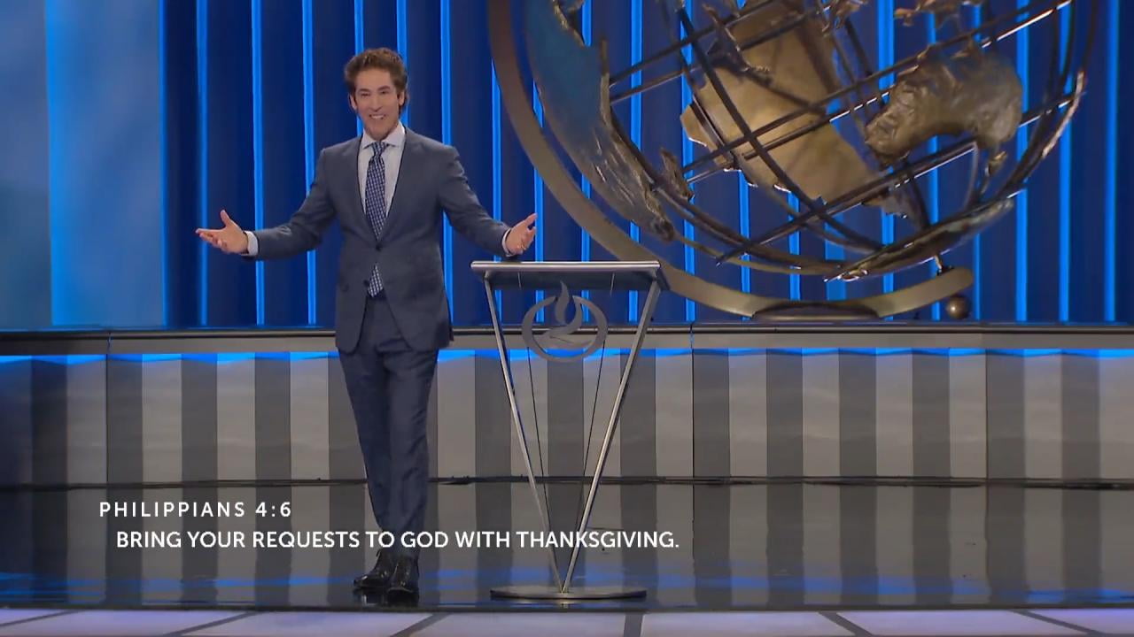 Joel Osteen - Thanking God Before You See The Promise