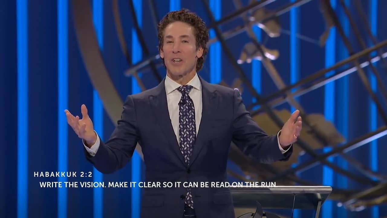 Joel Osteen - Write Your Vision