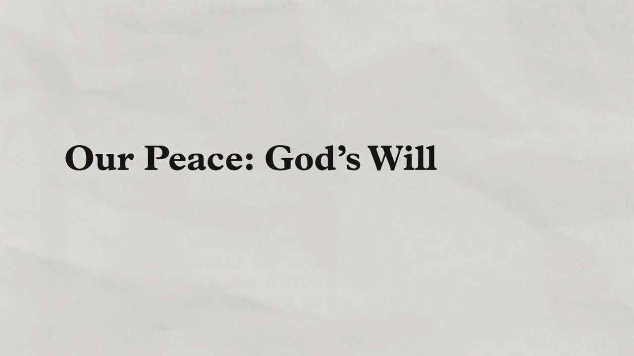 Charles Stanley - Our Peace, God's Will