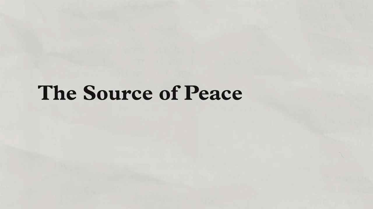 Charles Stanley - The Source of Peace