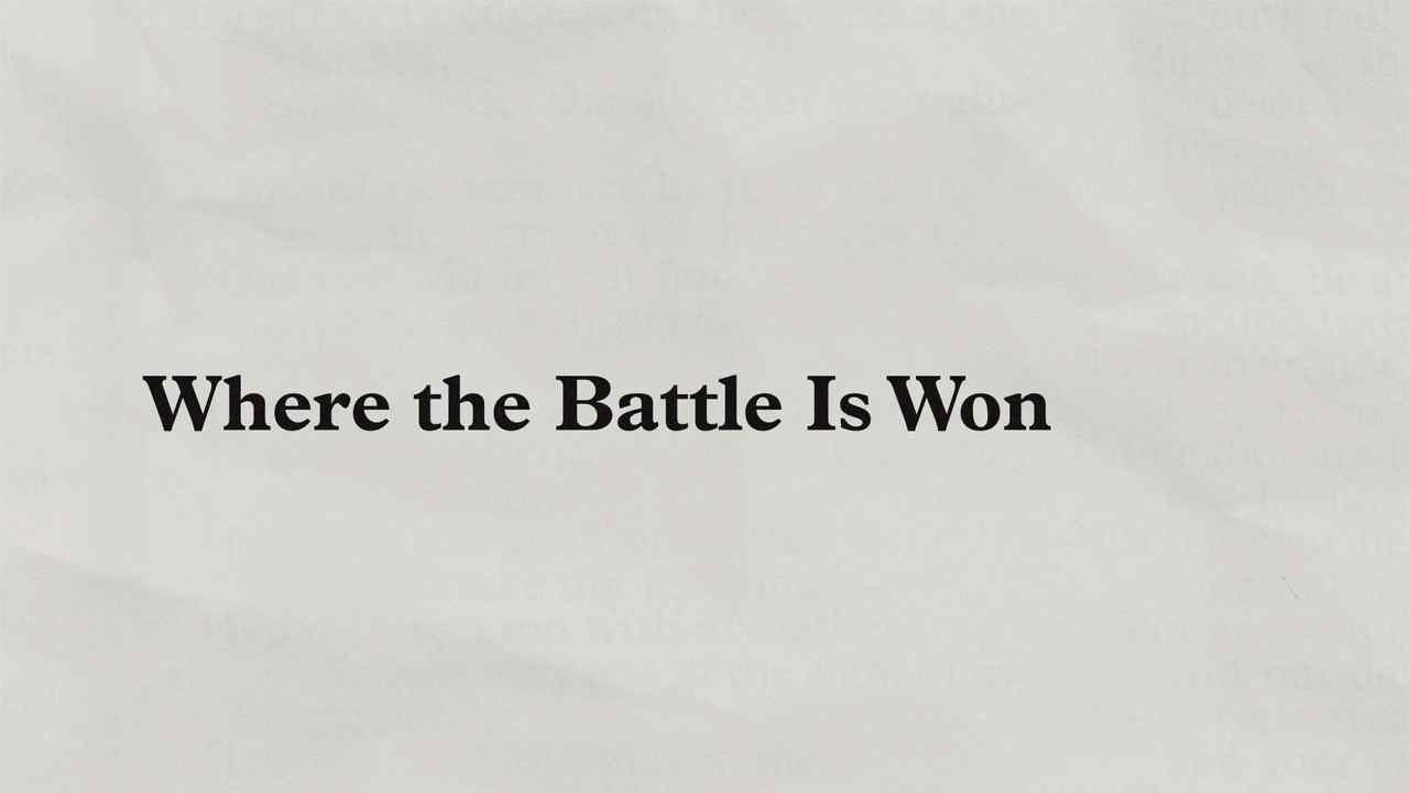 Charles Stanley - Where the Battle Is Won