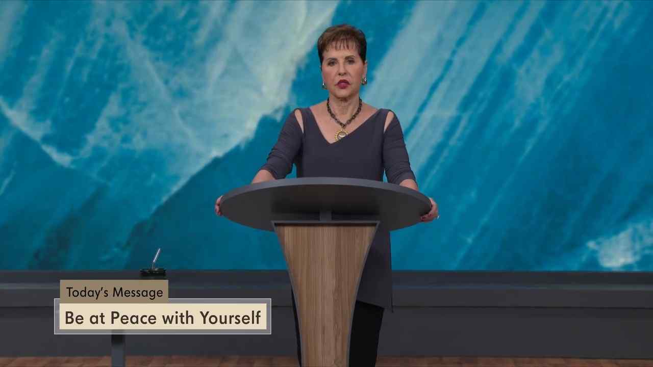 Joyce Meyer - Be at Peace with Yourself