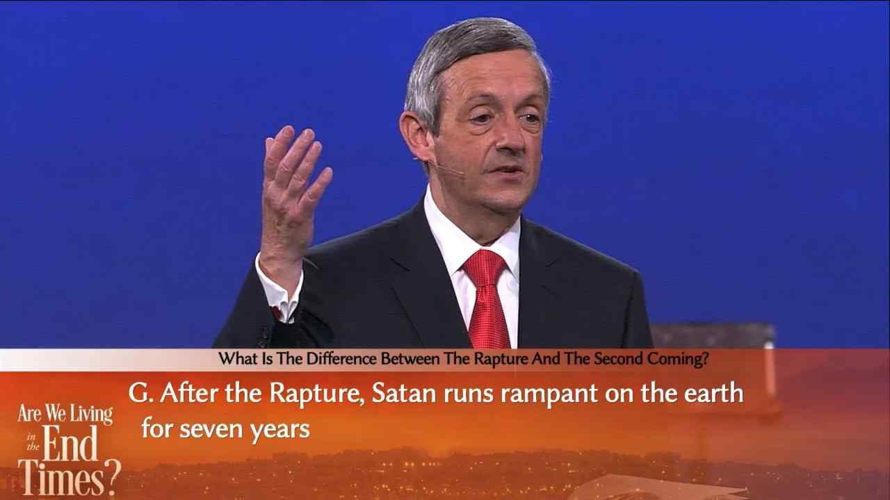 Robert Jeffress - What Is The Difference Between The Rapture And The Second Coming In The End Times?