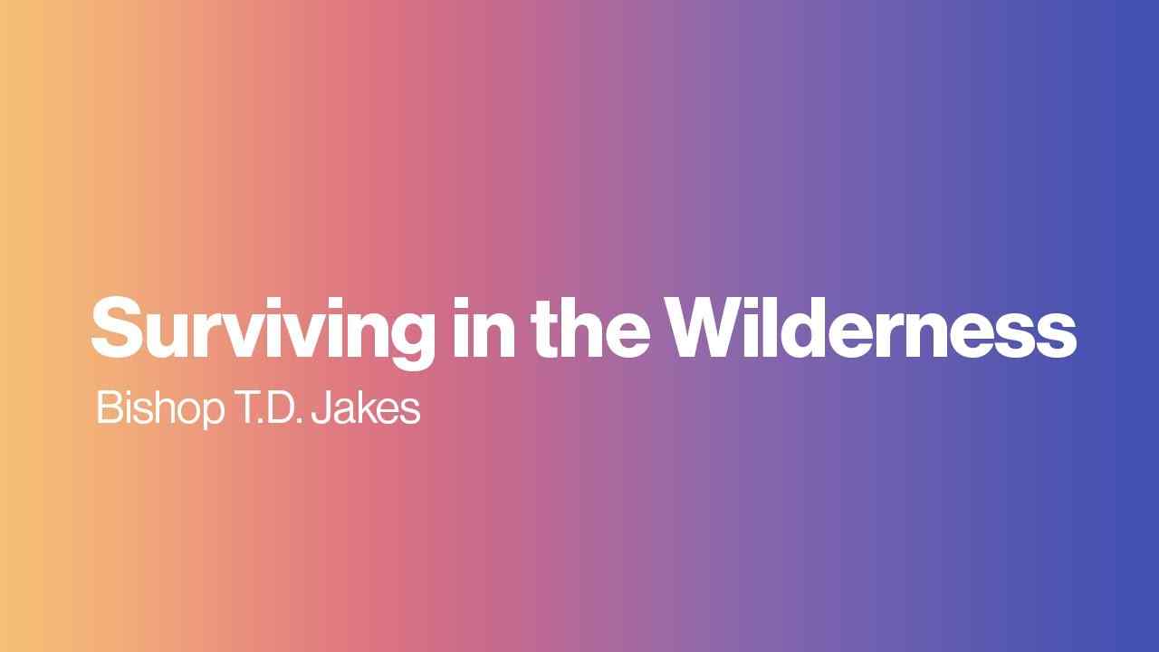 TD Jakes - Surviving in the Wilderness