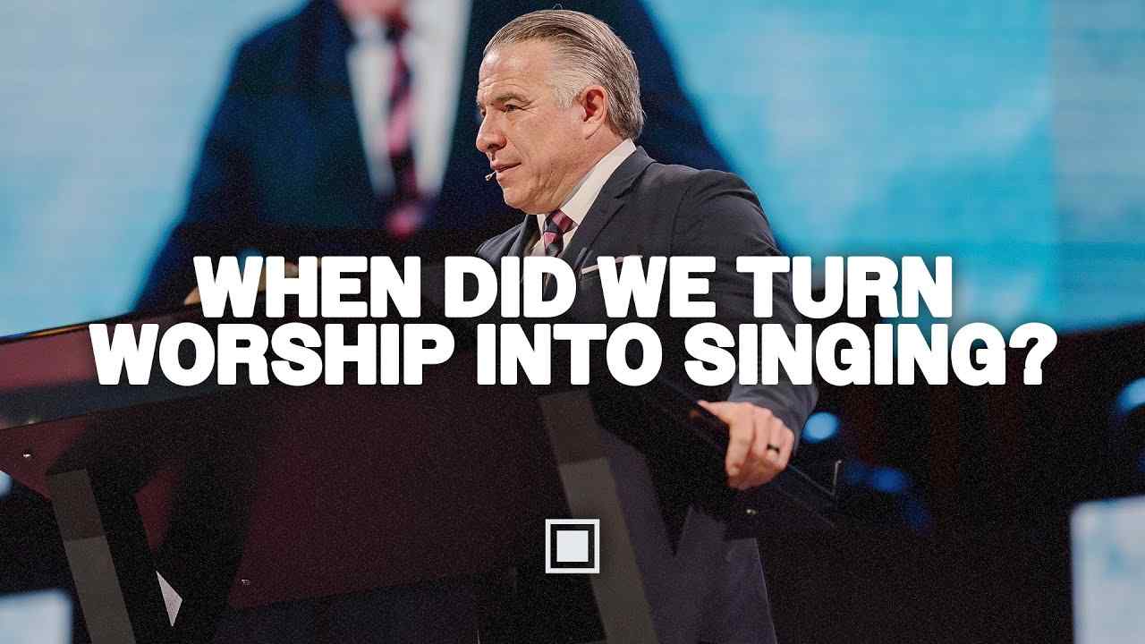 Tim Dilena - How Did We Turn Worship Into Singing