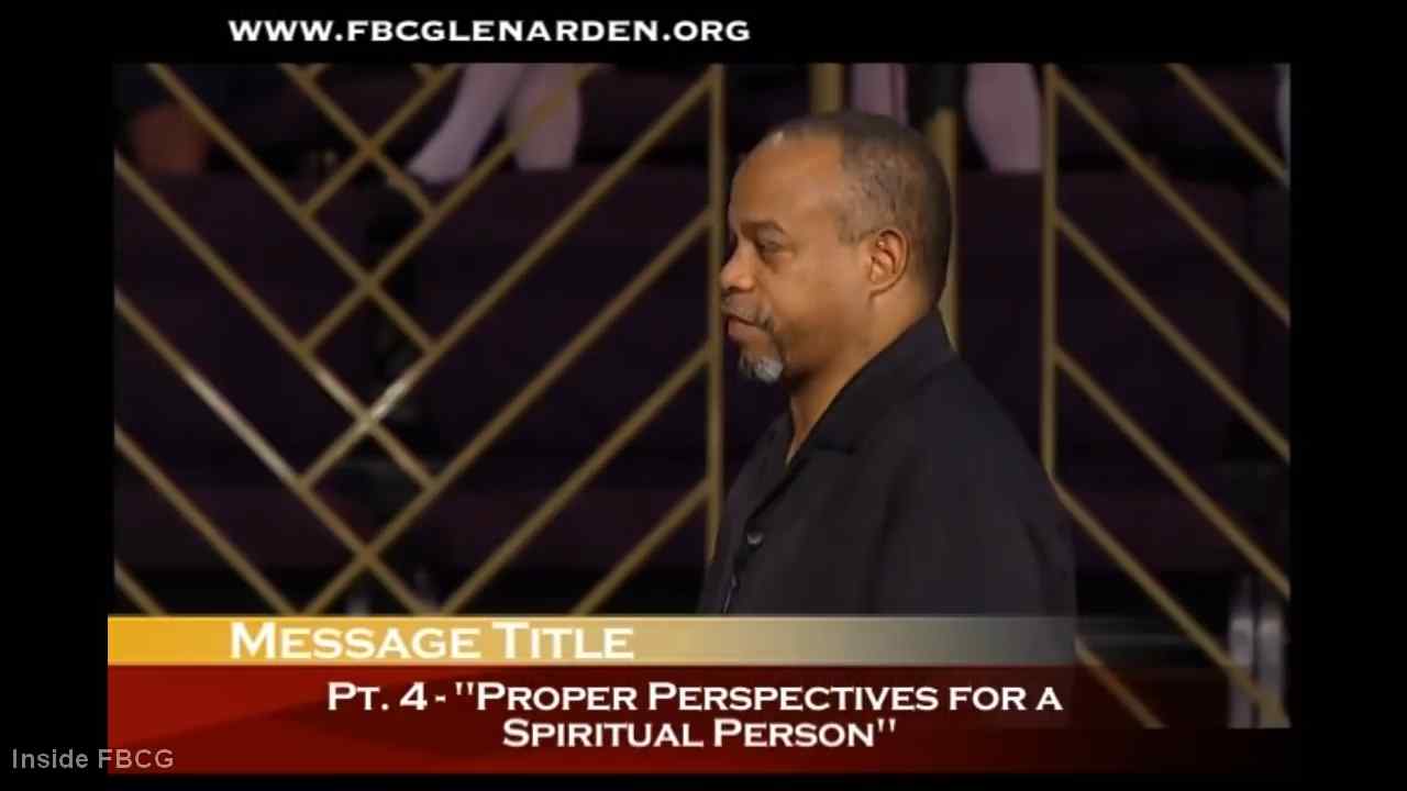John K. Jenkins Sr - Proper Perspectives For a Spiritual Person